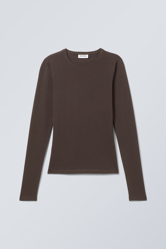 HM Schmales Langarmtop