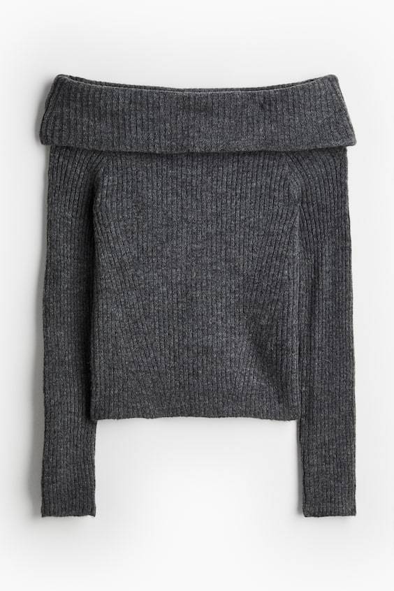 HM Schulterfreier Pullover