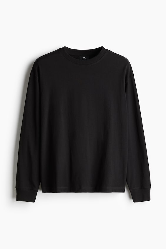 HM Shirt Aus Baumwolljersey In Loose Fit