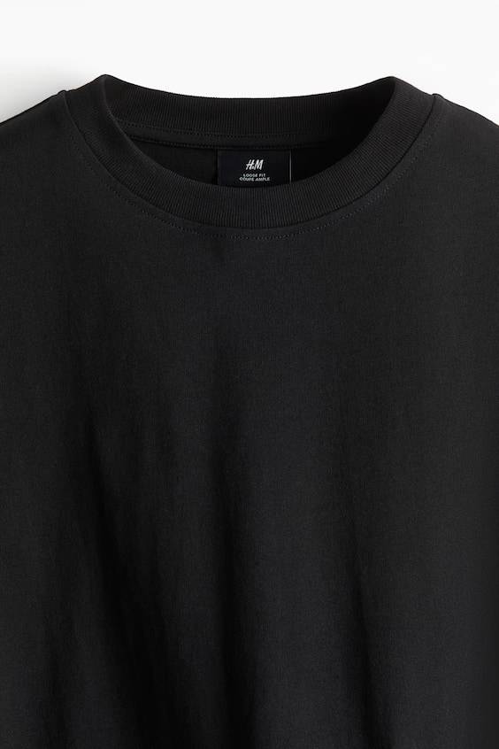 HM Shirt Aus Baumwolljersey In Loose Fit