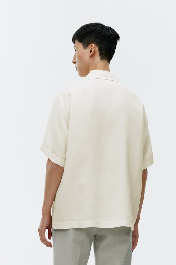 HM Shirt Mit Kurzem Reißverschluss