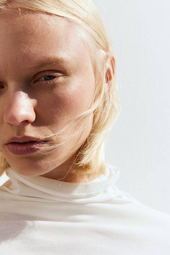 HM Shirt Mit Turtleneck Aus Pima-Baumwolle