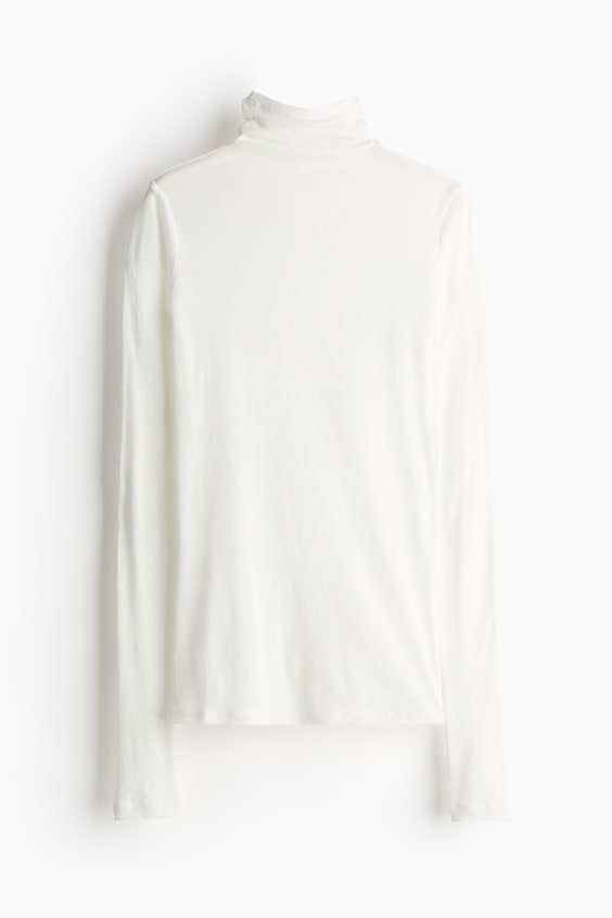 HM Shirt Mit Turtleneck Aus Pima-Baumwolle