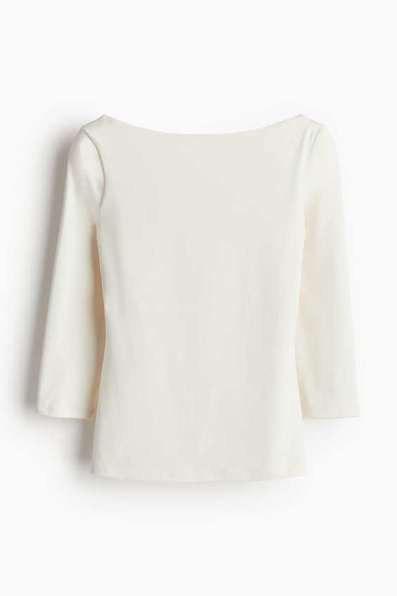 HM Shirt Mit U-Boot-Ausschnitt