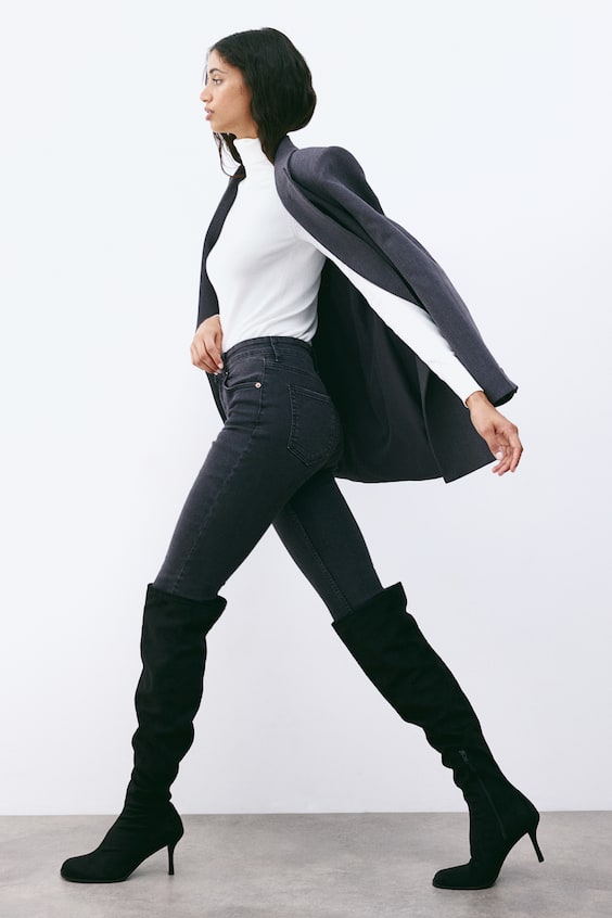 HM Skinny High Jeans