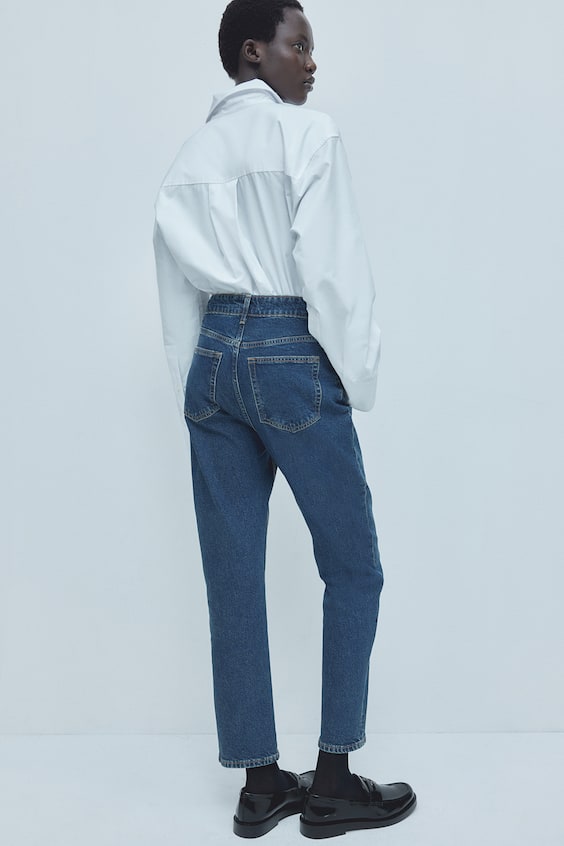 HM Slim Mom High Ankle Jeans