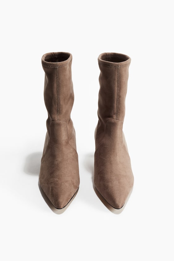 HM Sock Boots Mit Absatz