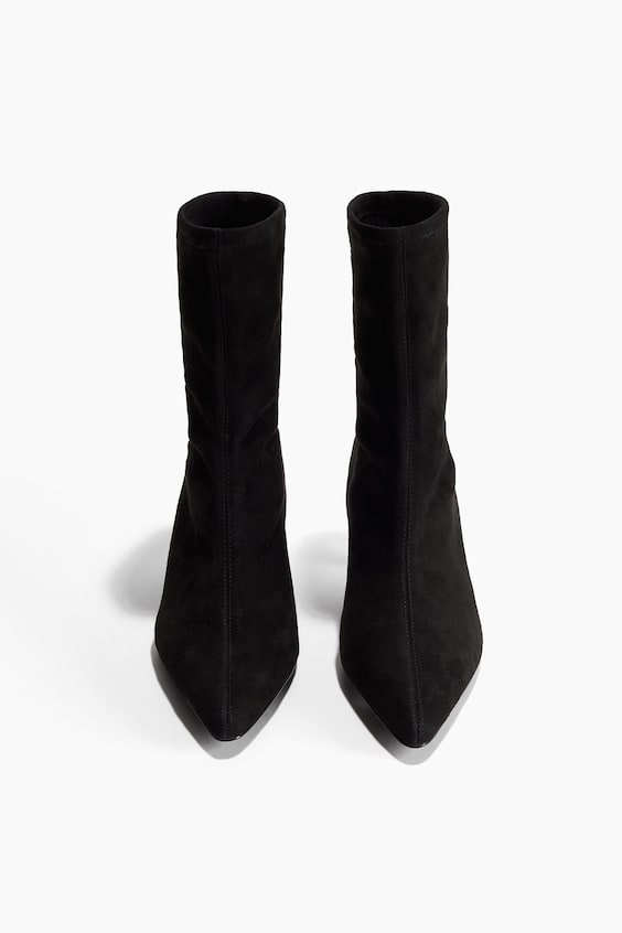 HM Sockboots Aus Veloursleder