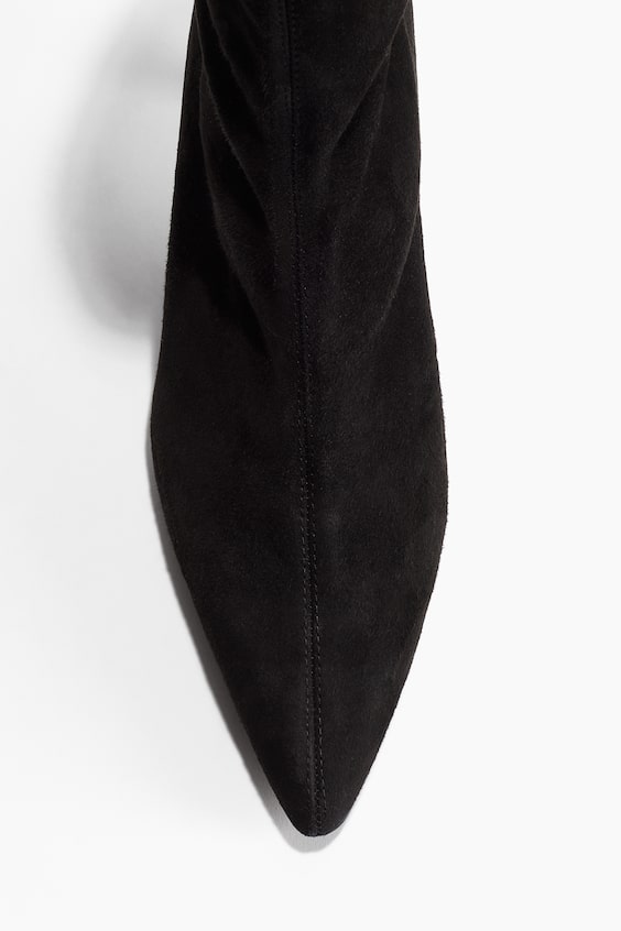 HM Sockboots Aus Veloursleder