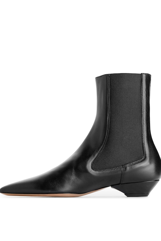 HM Spitzer Lederstiefel