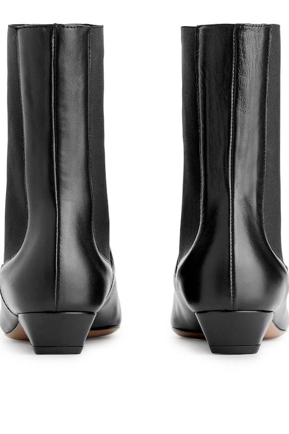 HM Spitzer Lederstiefel