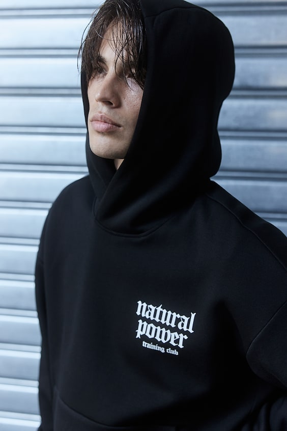 HM Sport-Hoodie Aus DryMove™ In Loose Fit