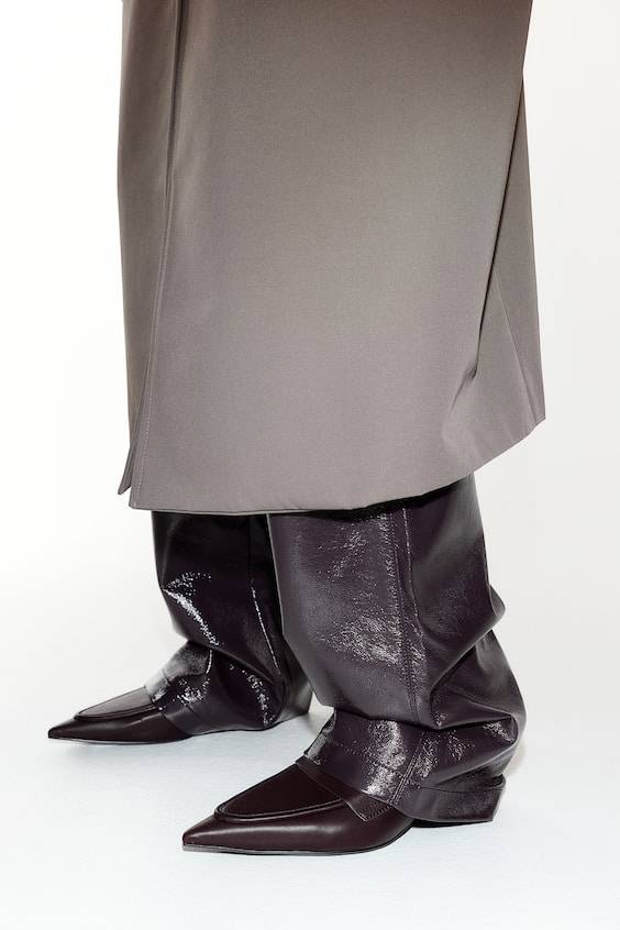 HM Straight Coated Trousers