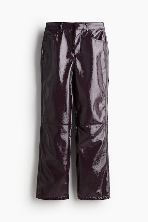 HM Straight Coated Trousers