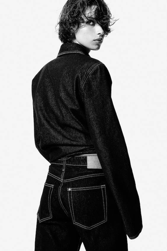 HM Straight High Jeans