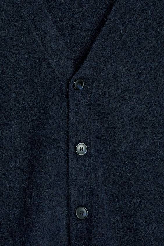 HM Strickjacke Aus Wolle Und Alpakawolle