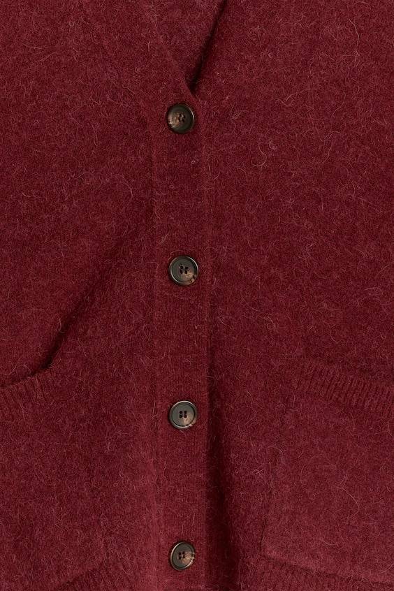 HM Strickjacke Aus Wolle Und Alpakawolle