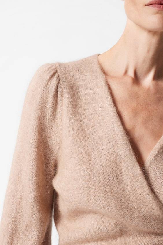 HM Strickjacke Zum Wickeln