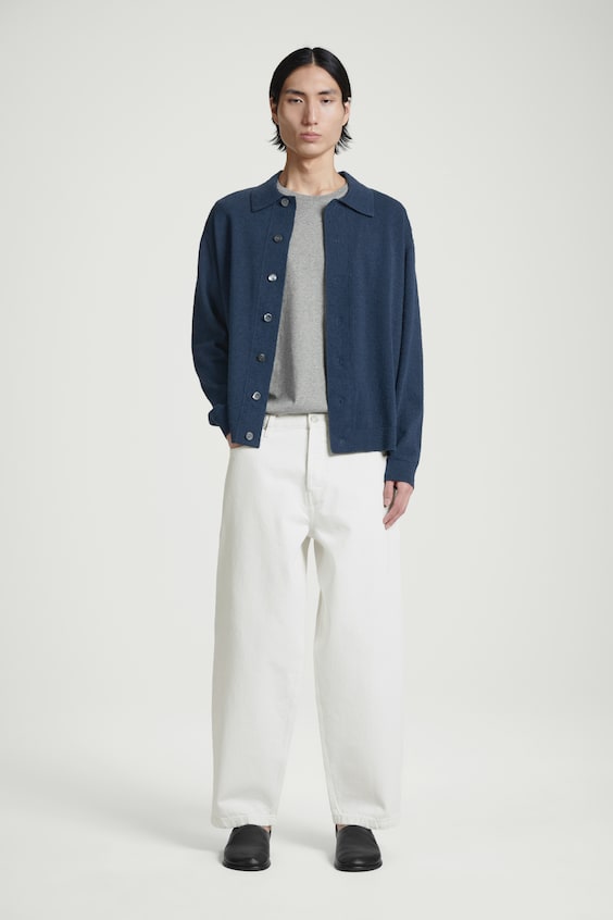 HM STRUKTURIERTE GESTRICKTE HEMDJACKE