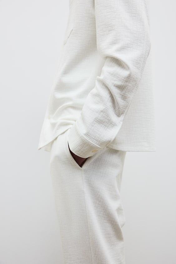 HM Strukturierte Hose Im Slim Fit