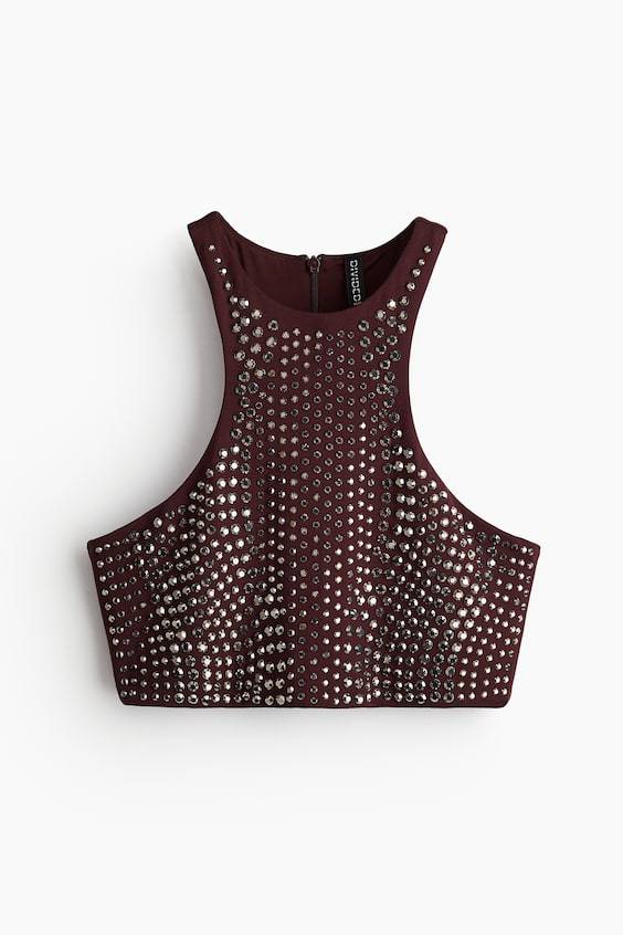 HM Studded Crop Top