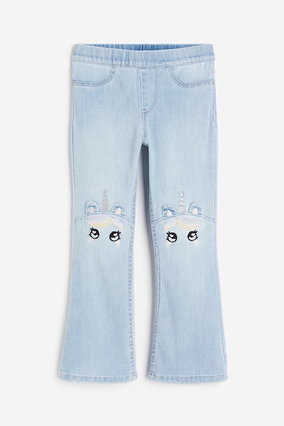 HM Superstretch Flared Leg Jeans