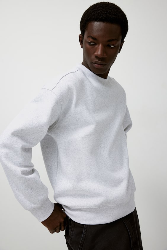 HM Sweatshirt In Loose Fit