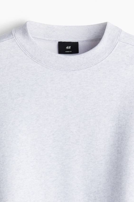 HM Sweatshirt In Loose Fit