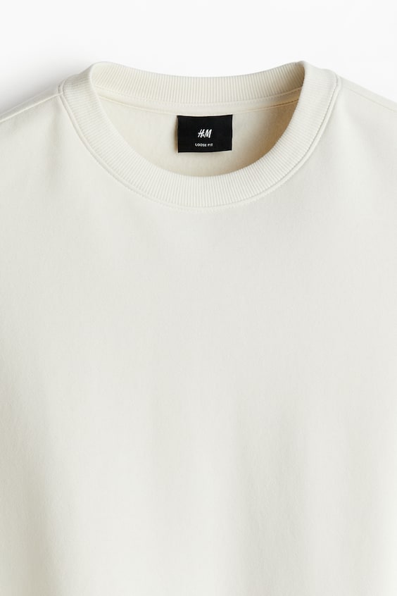 HM Sweatshirt In Loose Fit