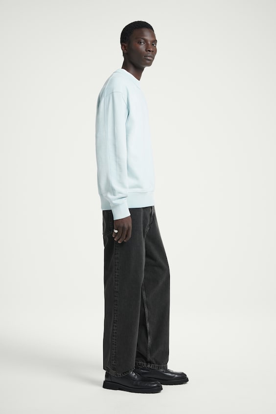 HM SWEATSHIRT MIT ACID-WASCHUNG