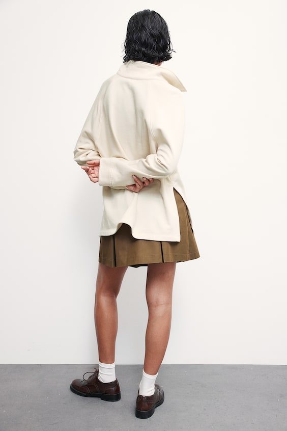 HM Sweatshirt Mit Kragen