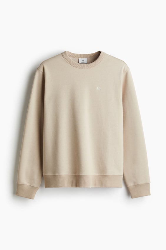 HM Sweatshirt Mit Motivstickerei In Regular Fit