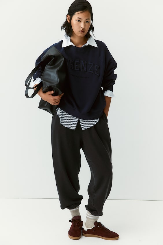 HM Sweatshirt mit Raglanärmeln