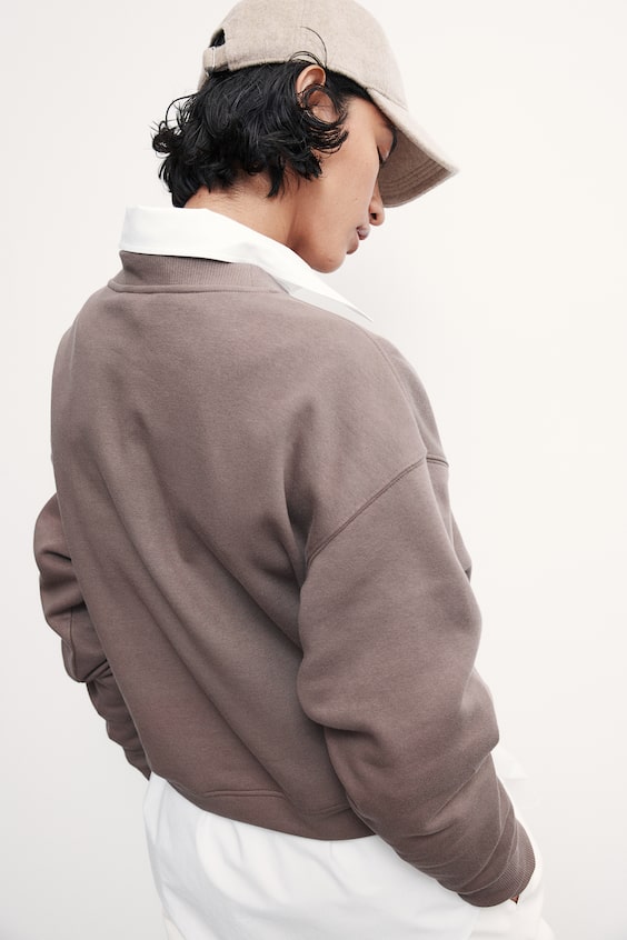 HM Sweatshirt Mit Textmotiv