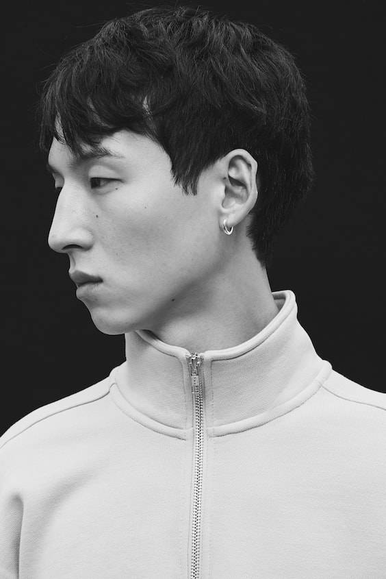 HM Sweatshirt Mit Zipper In Loose Fit