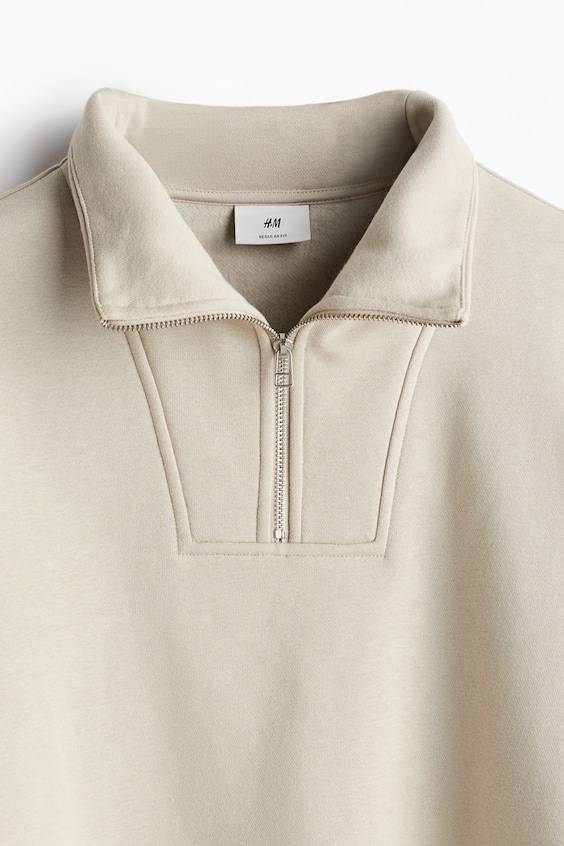 HM Sweatshirt Mit Zipper In Regular Fit