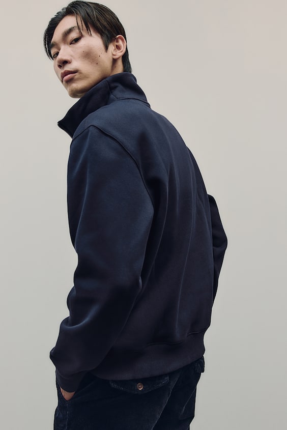 HM Sweatshirt Mit Zipper In Regular Fit