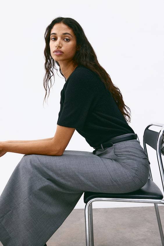 HM T-Shirt Aus Kaschmir