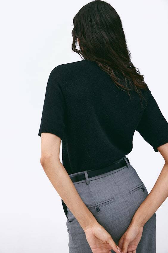 HM T-Shirt Aus Kaschmir