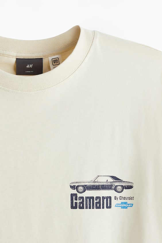 HM T-Shirt In Loose Fit