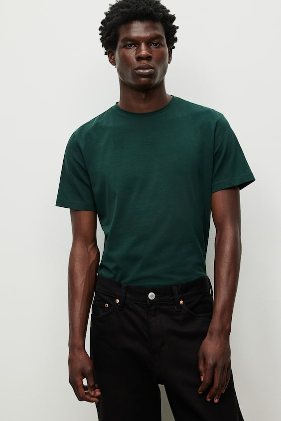 HM T-Shirt In Slim Fit