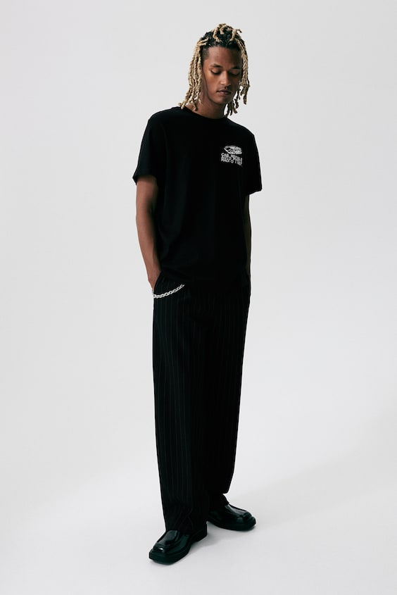 HM T-Shirt Mit Print Regular Fit