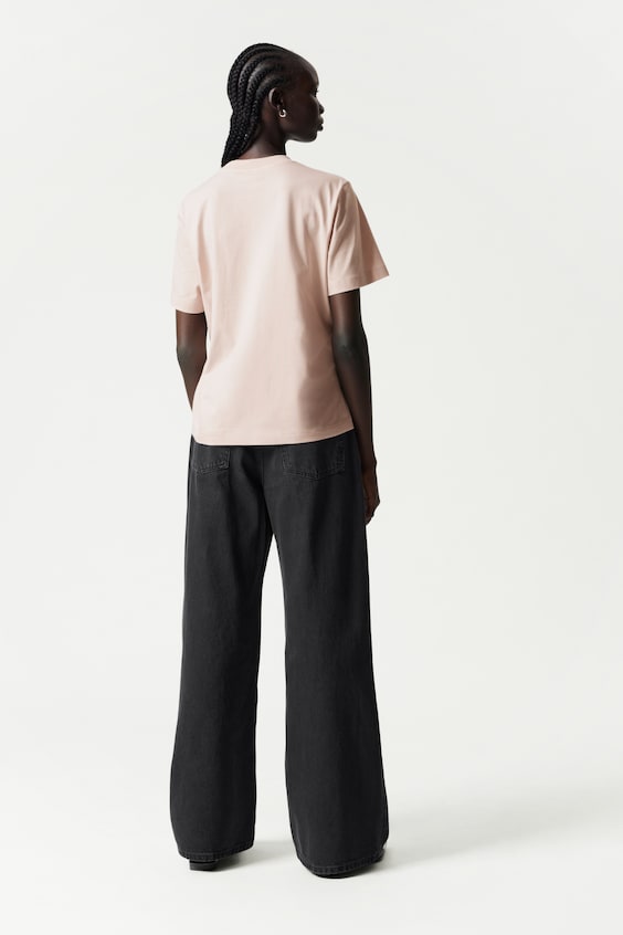 HM T-Shirt Mit Rundhalsausschnitt