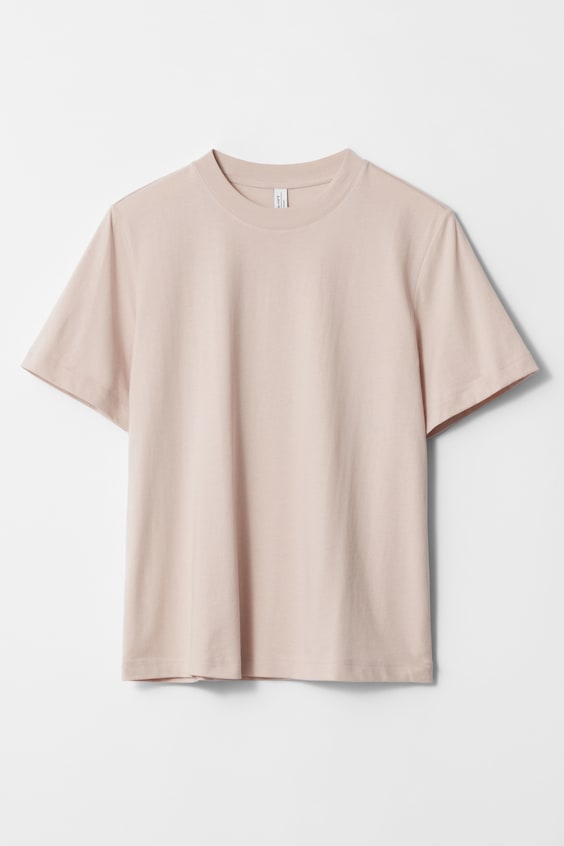 HM T-Shirt Mit Rundhalsausschnitt