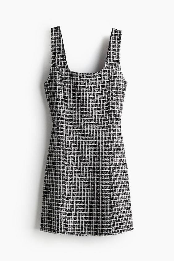 HM Textured Jersey Mini Dress