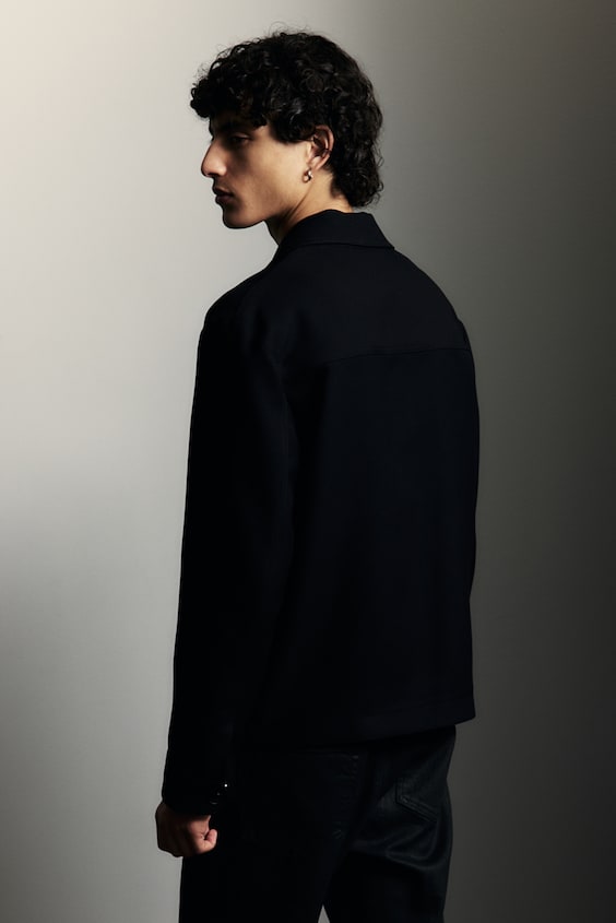 HM Twill-Shacket In Regular Fit