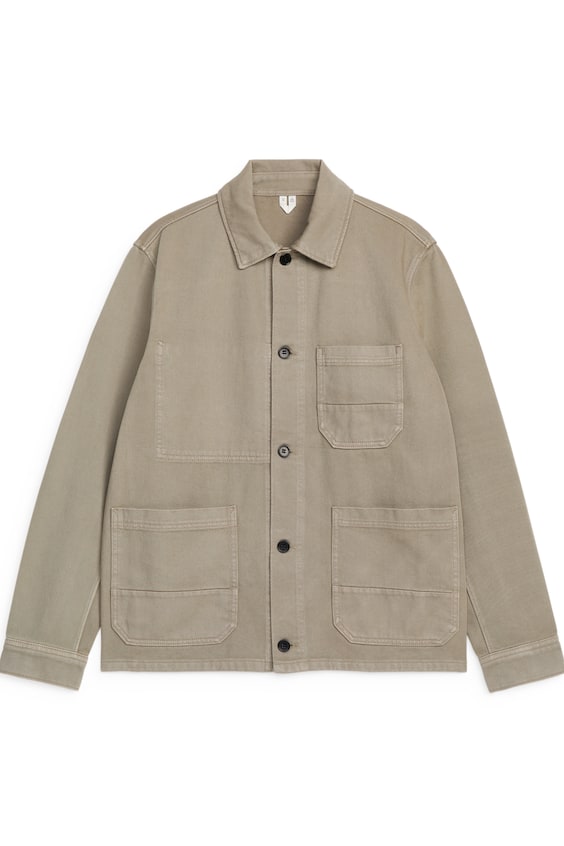 HM Überhemd Aus überfärbtem Twill