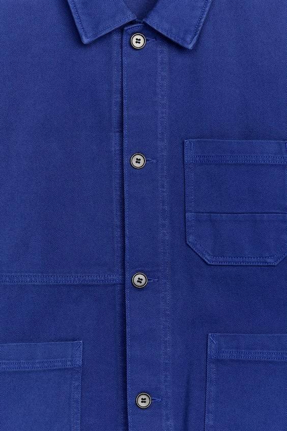 HM Überhemd Aus überfärbtem Twill