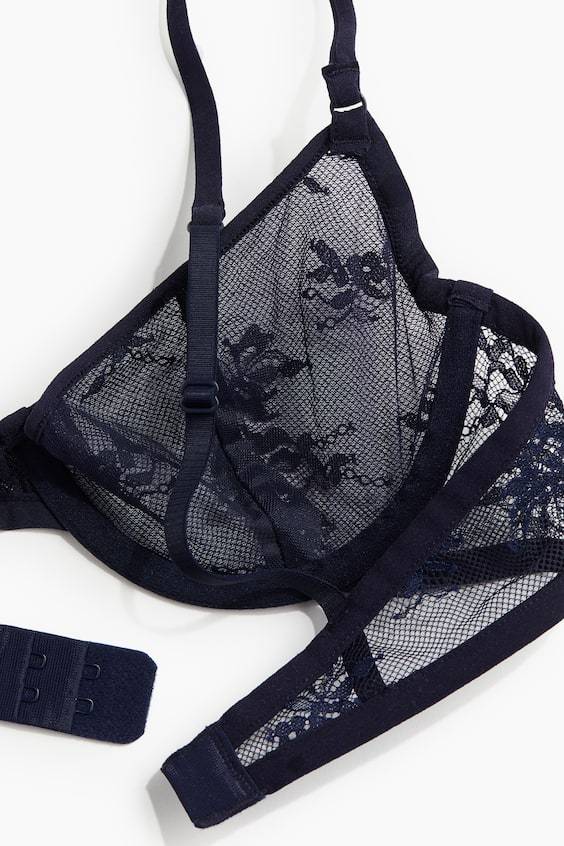 HM Unwattierter Bügel-BH Aus Spitze