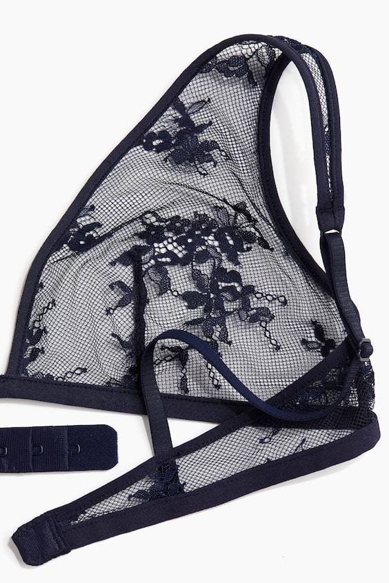 HM Unwattierter Soft-BH Aus Spitze